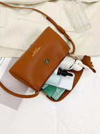 Crossbody Bag for Women – Textured Flap Shoulder Purse for Everyday Casual Style