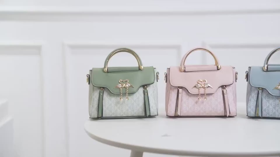 Shoulder Bag for Women with Detachable Crossbody Strap – Elegant Medium Everyday Handbag