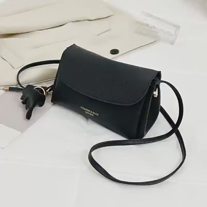 Crossbody Bag for Women – Textured Flap Shoulder Purse for Everyday Casual Style