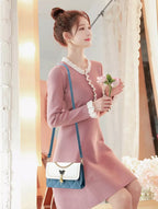 Crossbody Bag for Women – Color Block Flap Shoulder Purse with Adjustable Strap