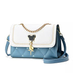 Crossbody Bag for Women – Color Block Flap Shoulder Purse with Adjustable Strap