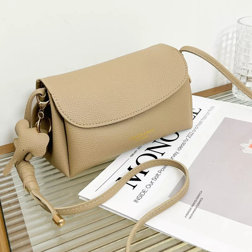 Crossbody Bag for Women – Textured Flap Shoulder Purse for Everyday Casual Style