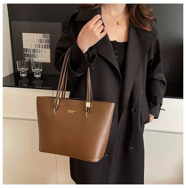 Large Tote Bag for Women – Elegant Minimalist Shoulder Bag for Work