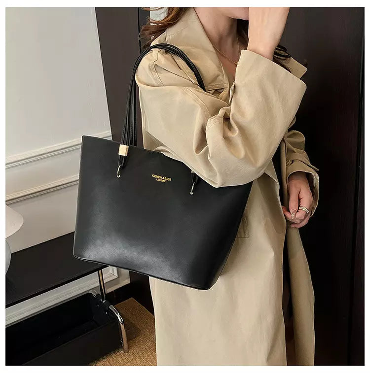 Large Tote Bag for Women – Elegant Minimalist Shoulder Bag for Work