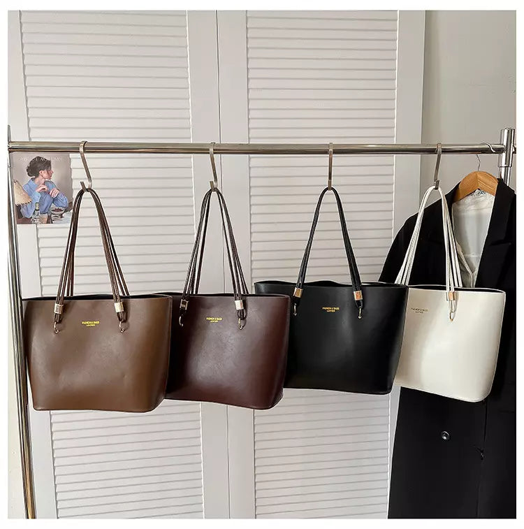 Large Tote Bag for Women – Elegant Minimalist Shoulder Bag for Work