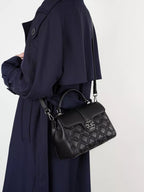 Shoulder Bag for Women – Genuine Leather Quilted Crossbody Satchel