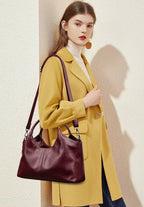 Shoulder Bag for Women – Soft Genuine Leather Everyday Tote Purse