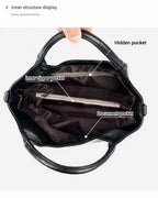 Shoulder Bag for Women – Soft Genuine Leather Everyday Tote Purse