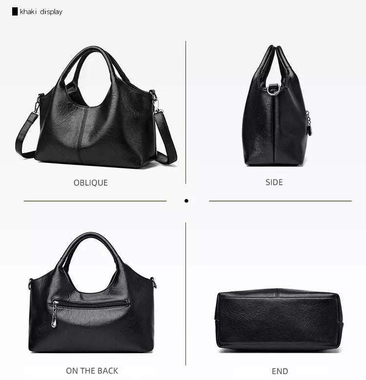 Shoulder Bag for Women – Soft Genuine Leather Everyday Tote Purse