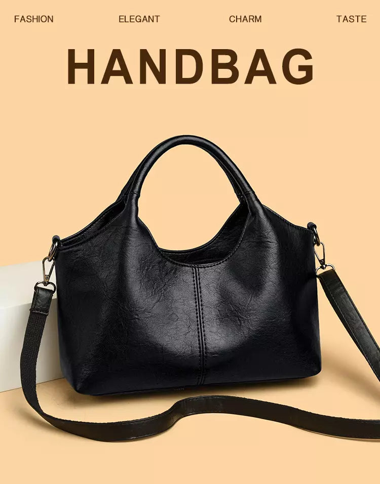 Shoulder Bag for Women – Soft Genuine Leather Everyday Tote Purse