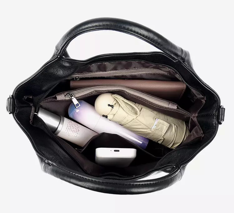 Shoulder Bag for Women – Soft Genuine Leather Everyday Tote Purse