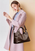 Shoulder Bag for Women – Soft Genuine Leather Everyday Tote Purse