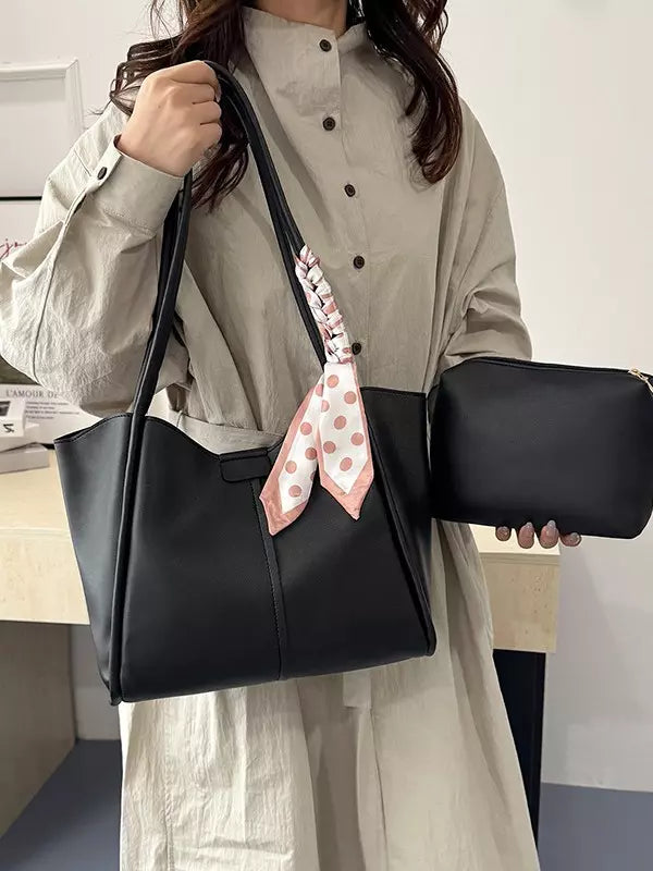 Tote Bag for Women with Matching Cosmetic Pouch – Spacious Everyday Shoulder Bag