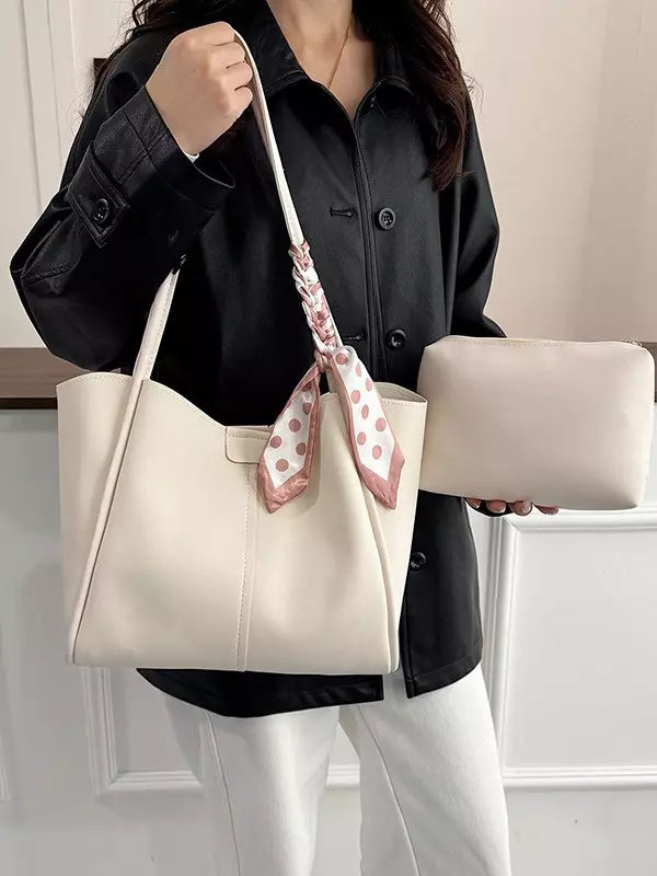 Tote Bag for Women with Matching Cosmetic Pouch – Spacious Everyday Shoulder Bag