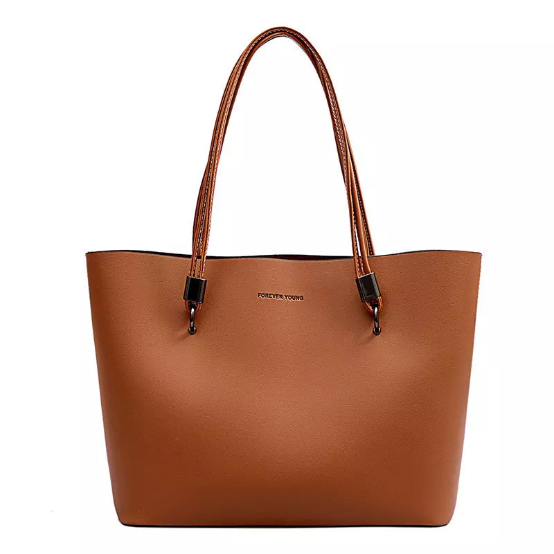 Large Tote Bag for Women – Minimalist Shoulder Bag with Spacious Interior for Everyday Use